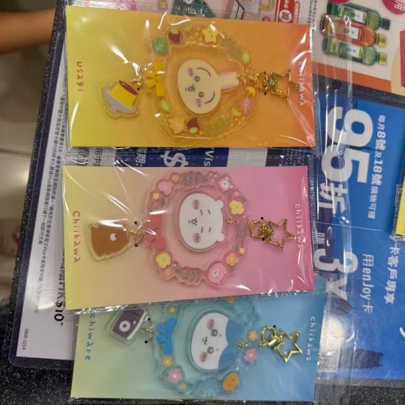 Chiikawa Acrylic Keychain Set  – Mini Backpack Purse recenzja i cena
