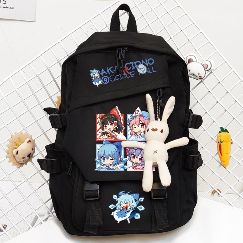44×31×13cm Black Khaki,Touhou  – School Backpack Teen recenzja i cena
