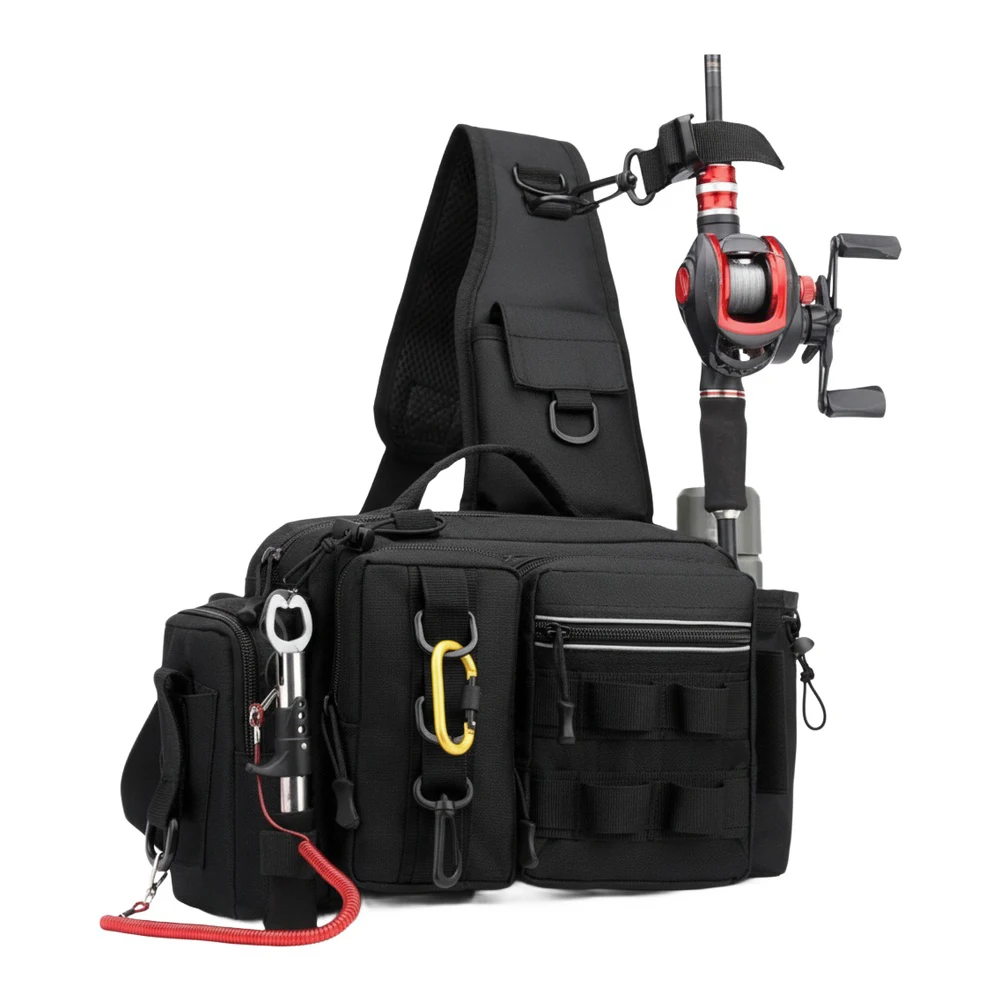 Fishing Backpack with Rod Hold – Hiking Backpack Waterproof recenzja i cena