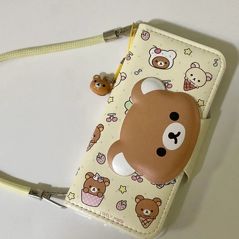 Rilakkuma Cute Cartoon Flip Le – Mini Backpack Purse recenzja i cena