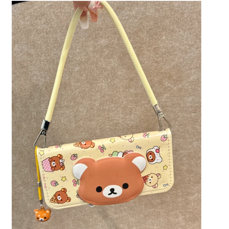 Rilakkuma Cute Cartoon Flip Le – Mini Backpack Purse recenzja i cena