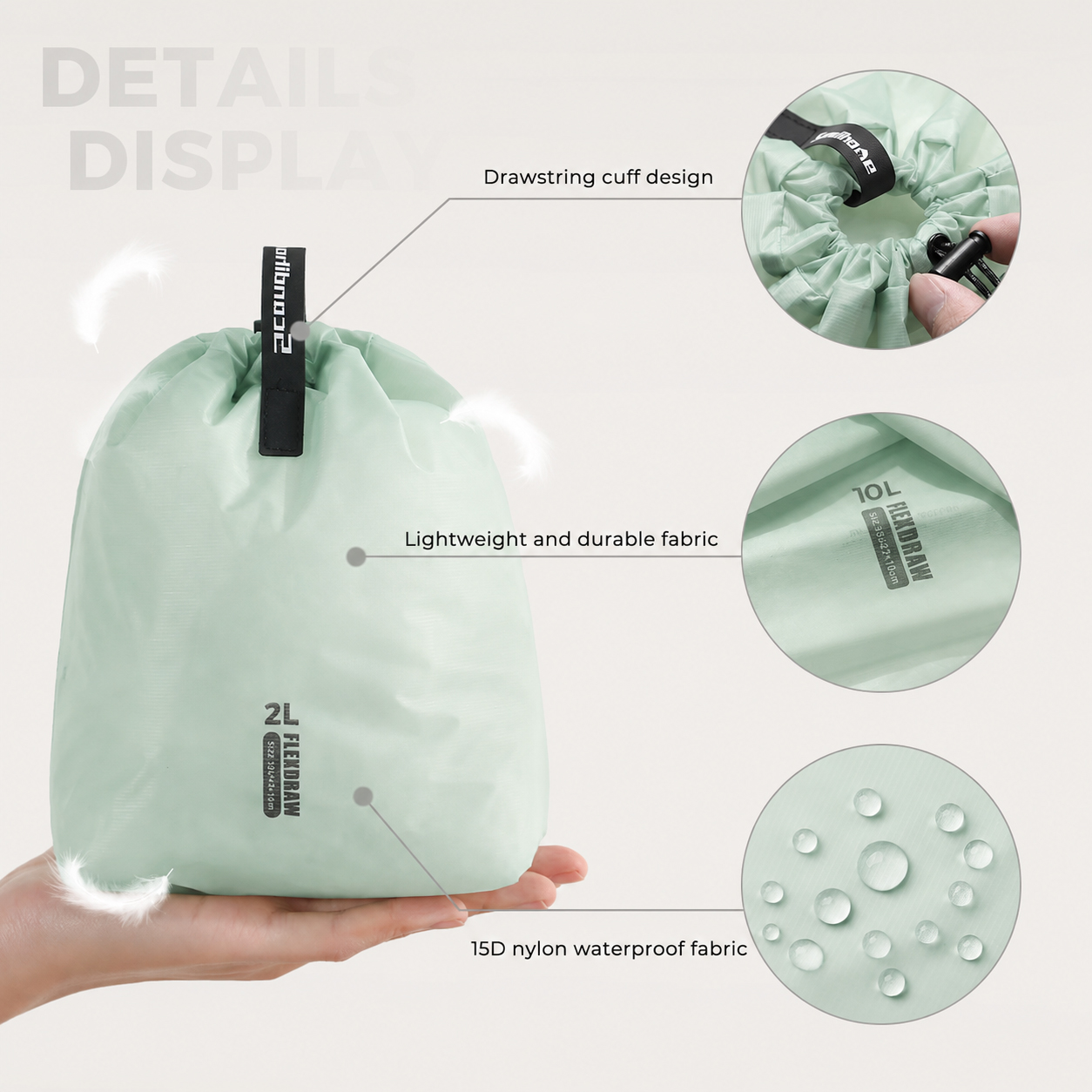 Large Capacity Waterproof Stor – Hiking Backpack Waterproof recenzja i cena