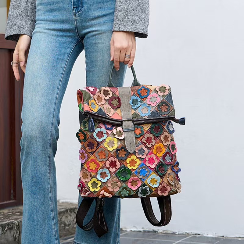 Vintage Women Genuine Leather  – Leather Backpack Vintage recenzja i cena