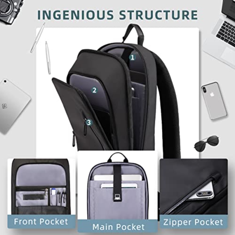 Backpack for Men Business Slim – Travel Backpack Anti Theft recenzja i cena
