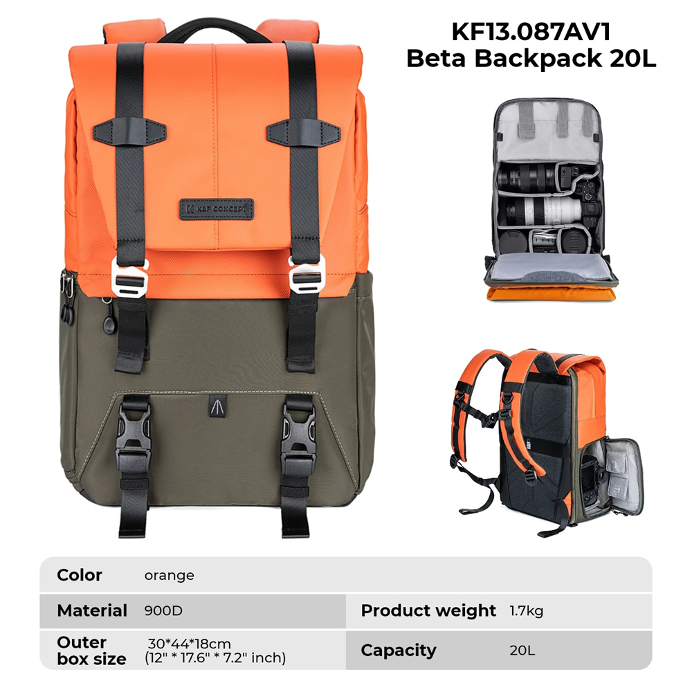 K&F CONCEPT Camera Backpack Tr – Rain Cover Backpack recenzja i cena