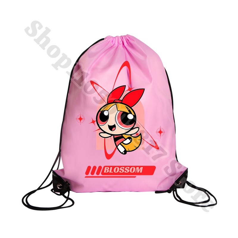 Kawaii The Powerpuffs Girls Ca – Drawstring Gym Bag recenzja i cena
