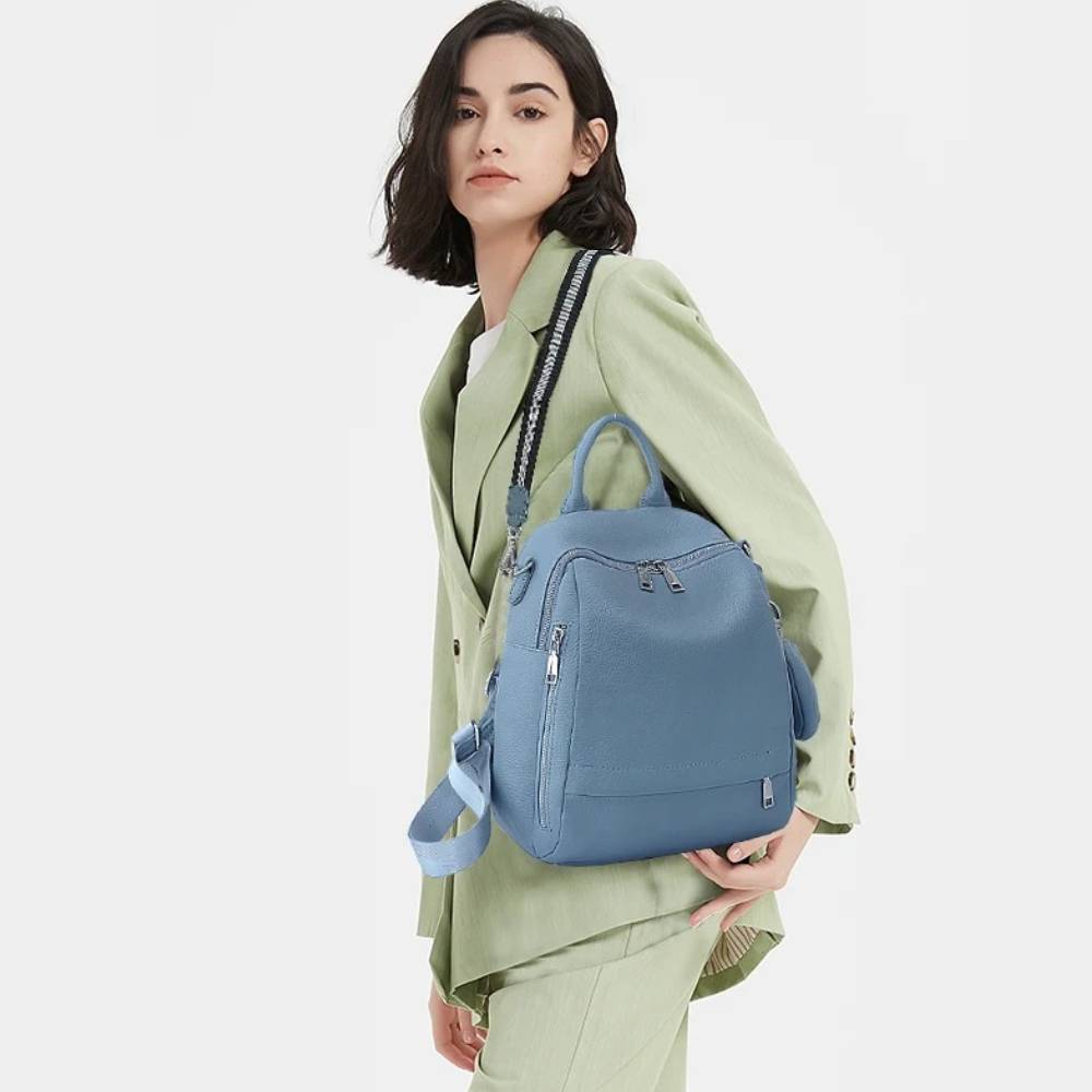 Zency Women's Genuine Leather  – Fashion Backpack Women recenzja i cena