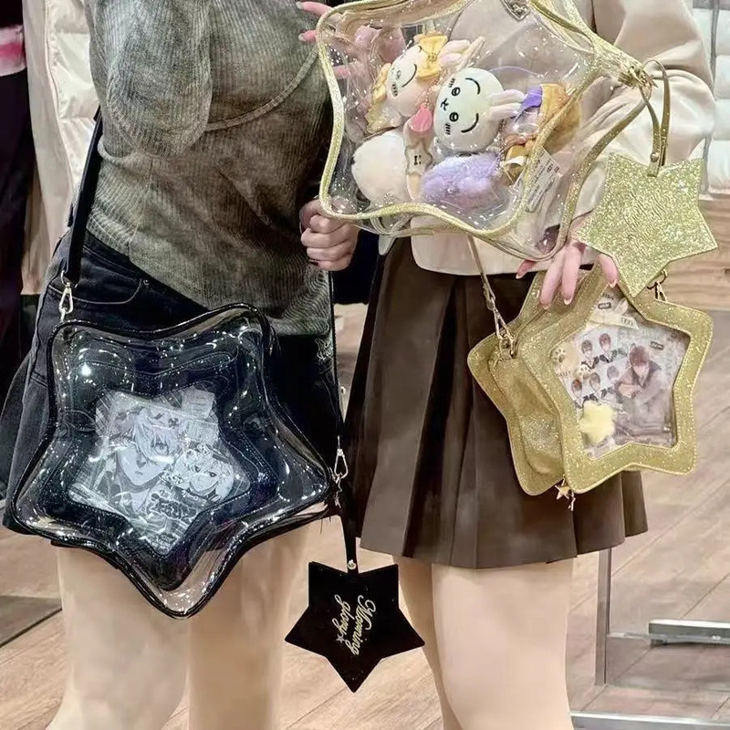 Y2K Cute Bling Star Ita Crossb – Mini Backpack Purse recenzja i cena