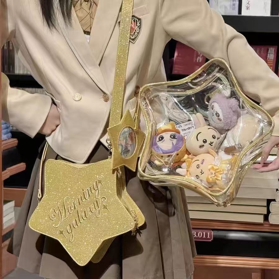 Y2K Cute Bling Star Ita Crossb – Mini Backpack Purse recenzja i cena