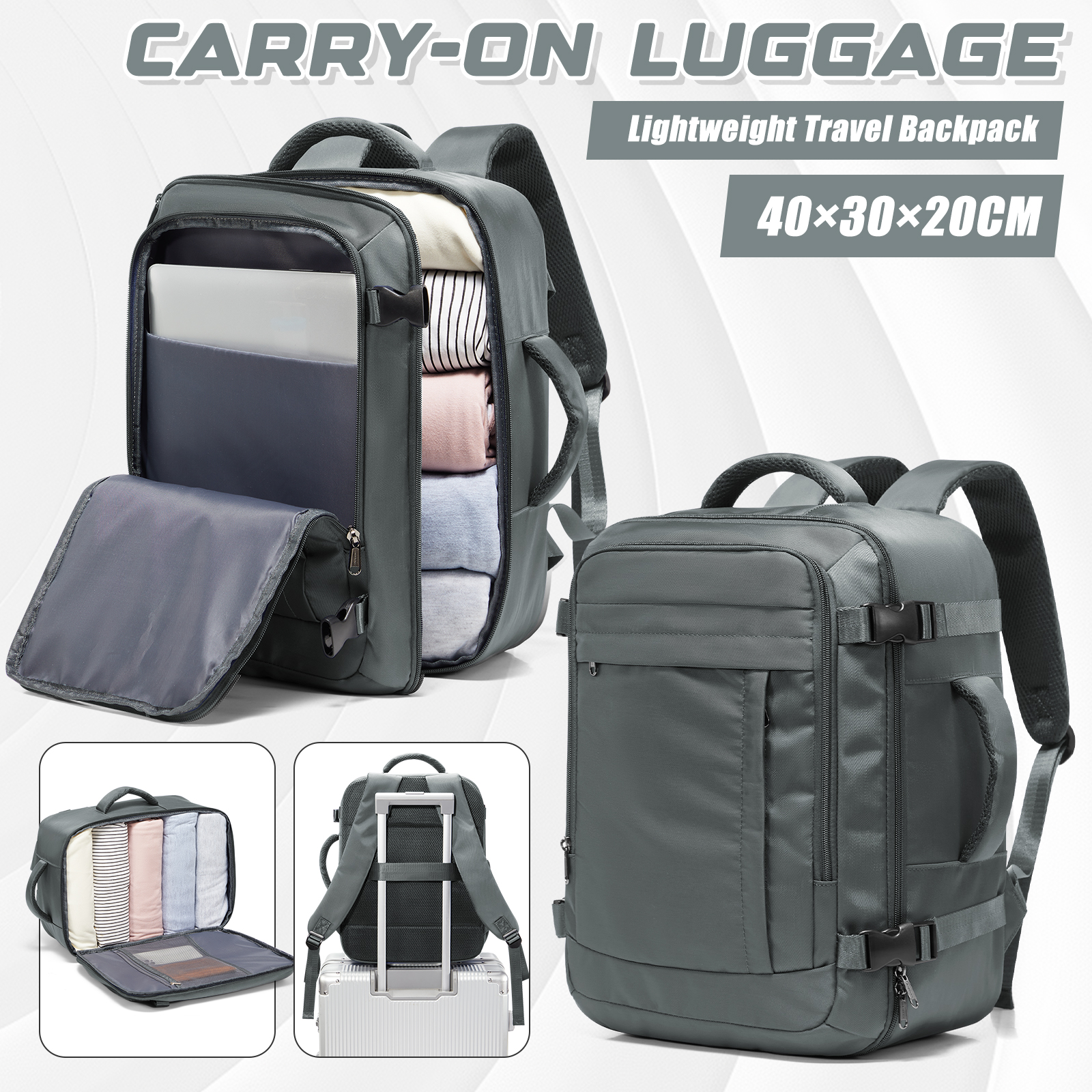 Ryanair Cabin Bags 40x30x20 Un – Canvas Backpack Casual recenzja i cena