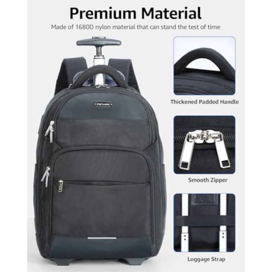 Rolling Backpack 30L Travel La – Laptop Backpack 15.6 recenzja i cena