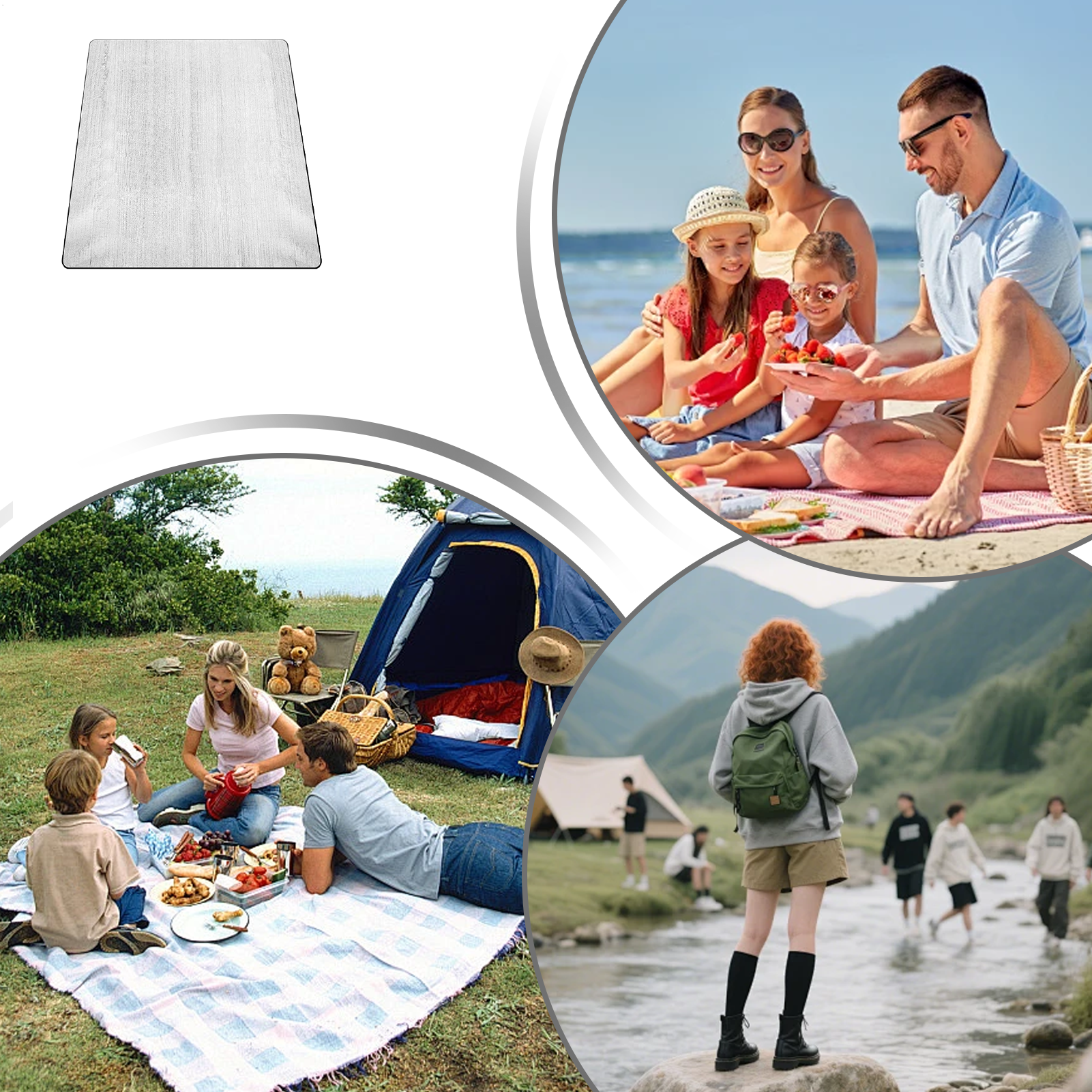 Sleeping Mat Camping 6.5x6.5ft – Hiking Backpack Waterproof recenzja i cena