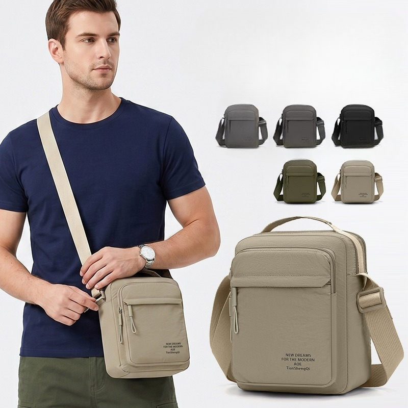 Men's Nylon Crossbody Backpack – Sling Backpack Shoulder recenzja i cena