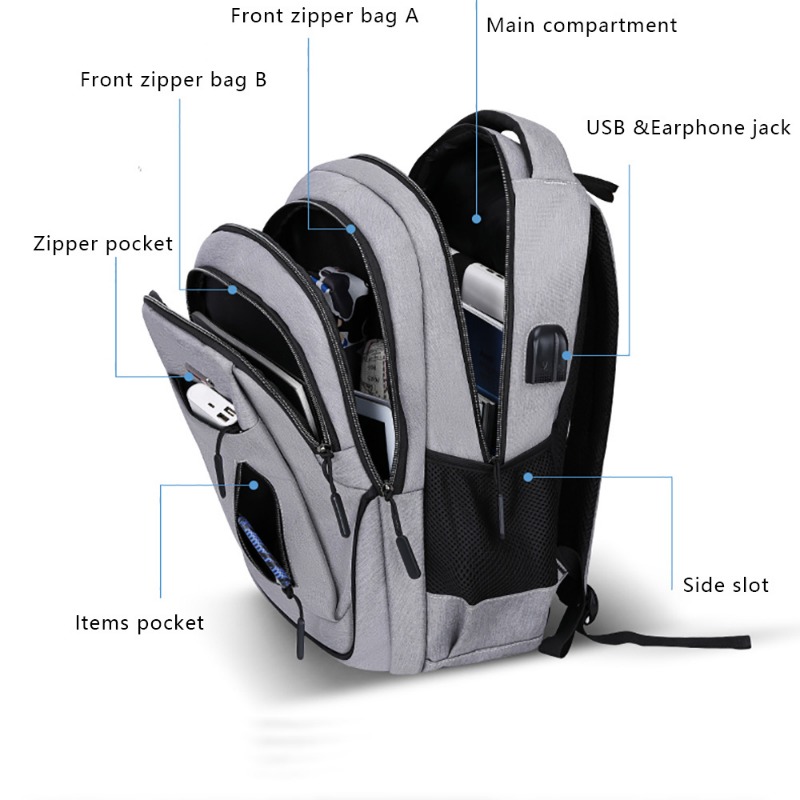Large Capacity Backpack Men La – School Backpack Teen recenzja i cena