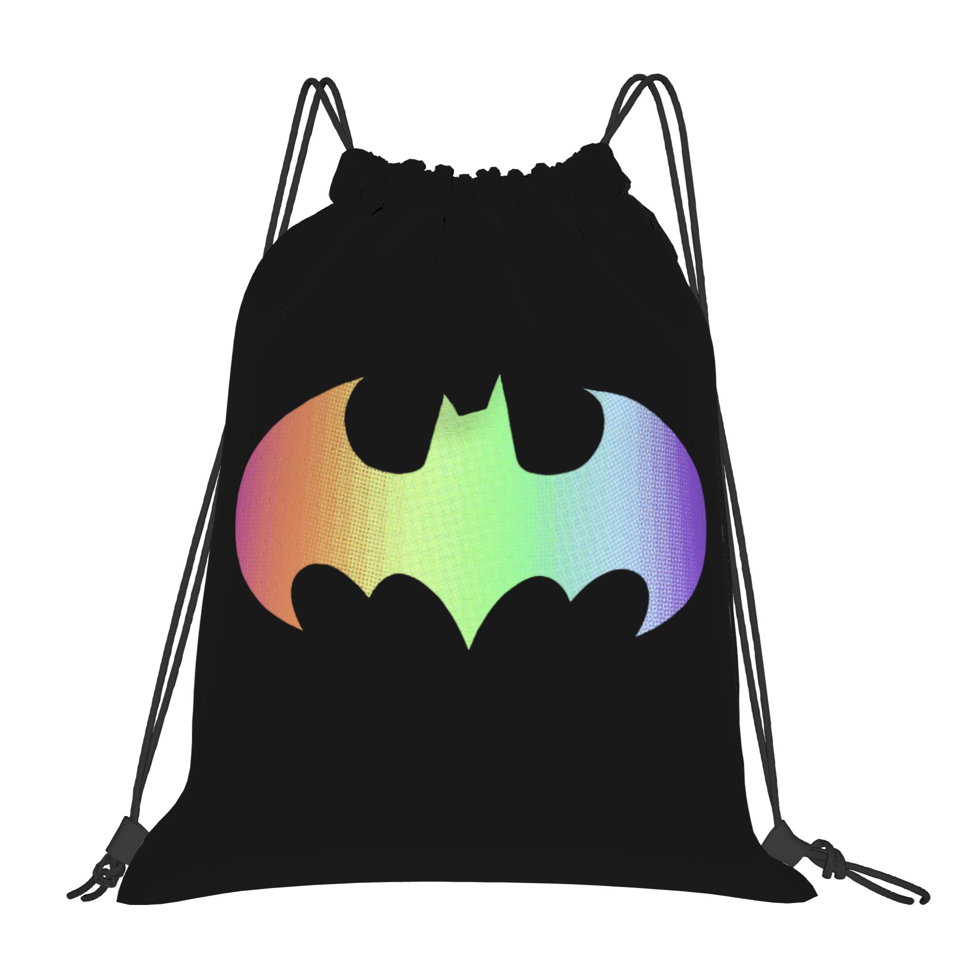 Batmans Logo Rainbow Gradient  – Drawstring Gym Bag recenzja i cena