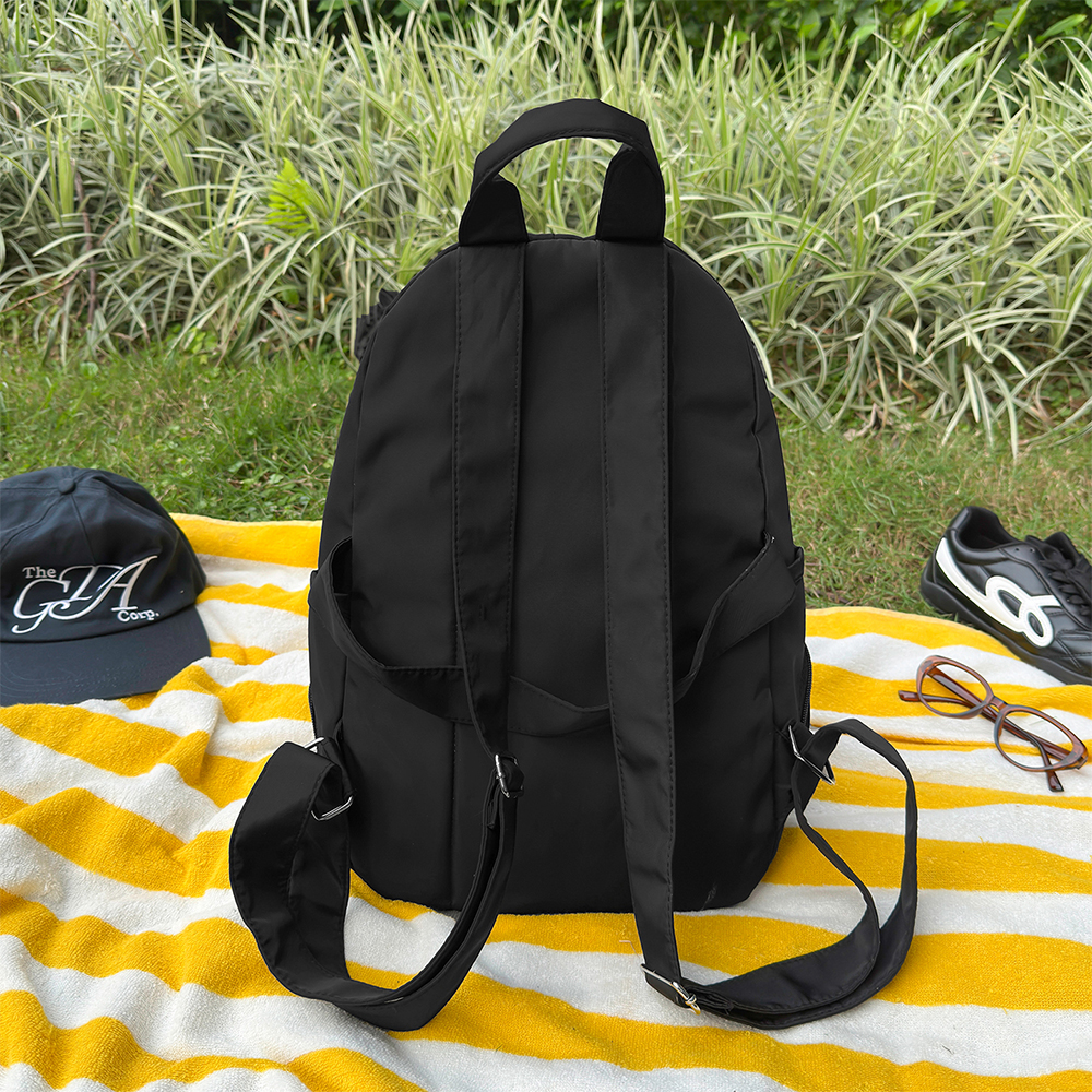 Polka Dot Nylon Drawstring Bac – Canvas Backpack Casual recenzja i cena