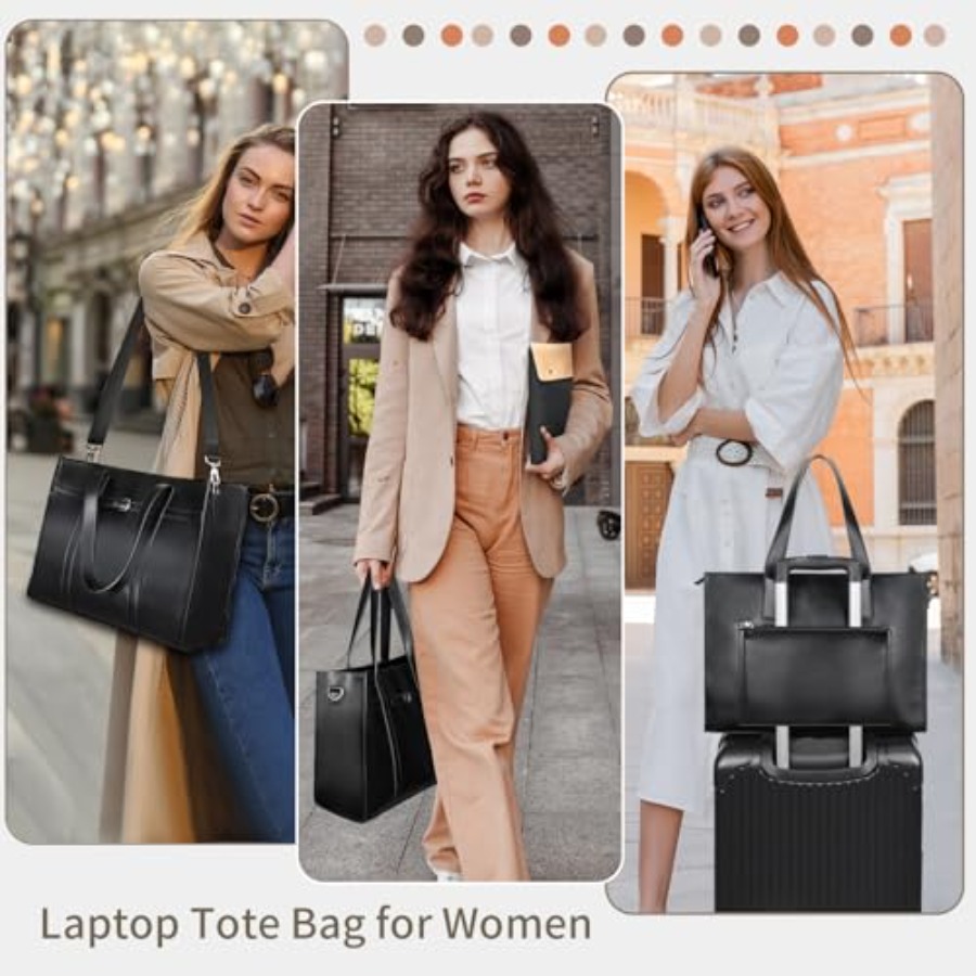 ESTARER Women's Laptop Leather – Laptop Sleeve Removable recenzja i cena