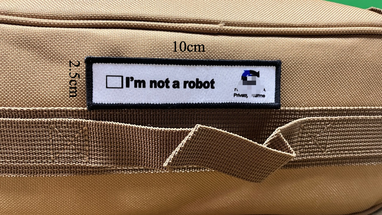 I'm Not A Robot Tactical Patch – Urban Backpack Tactical recenzja i cena