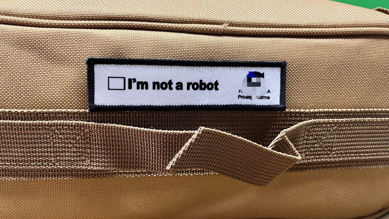 I'm Not A Robot Tactical Patch – Urban Backpack Tactical recenzja i cena