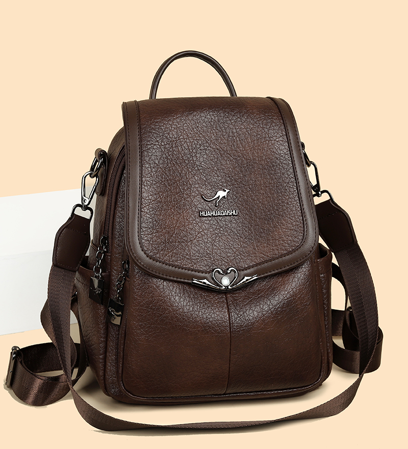 2026 new Ladies Bookbag Rucksa – Leather Backpack Vintage recenzja i cena