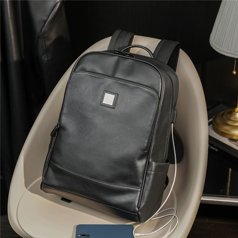 Man's PU Leather Backpack Exec – Leather Backpack Vintage recenzja i cena