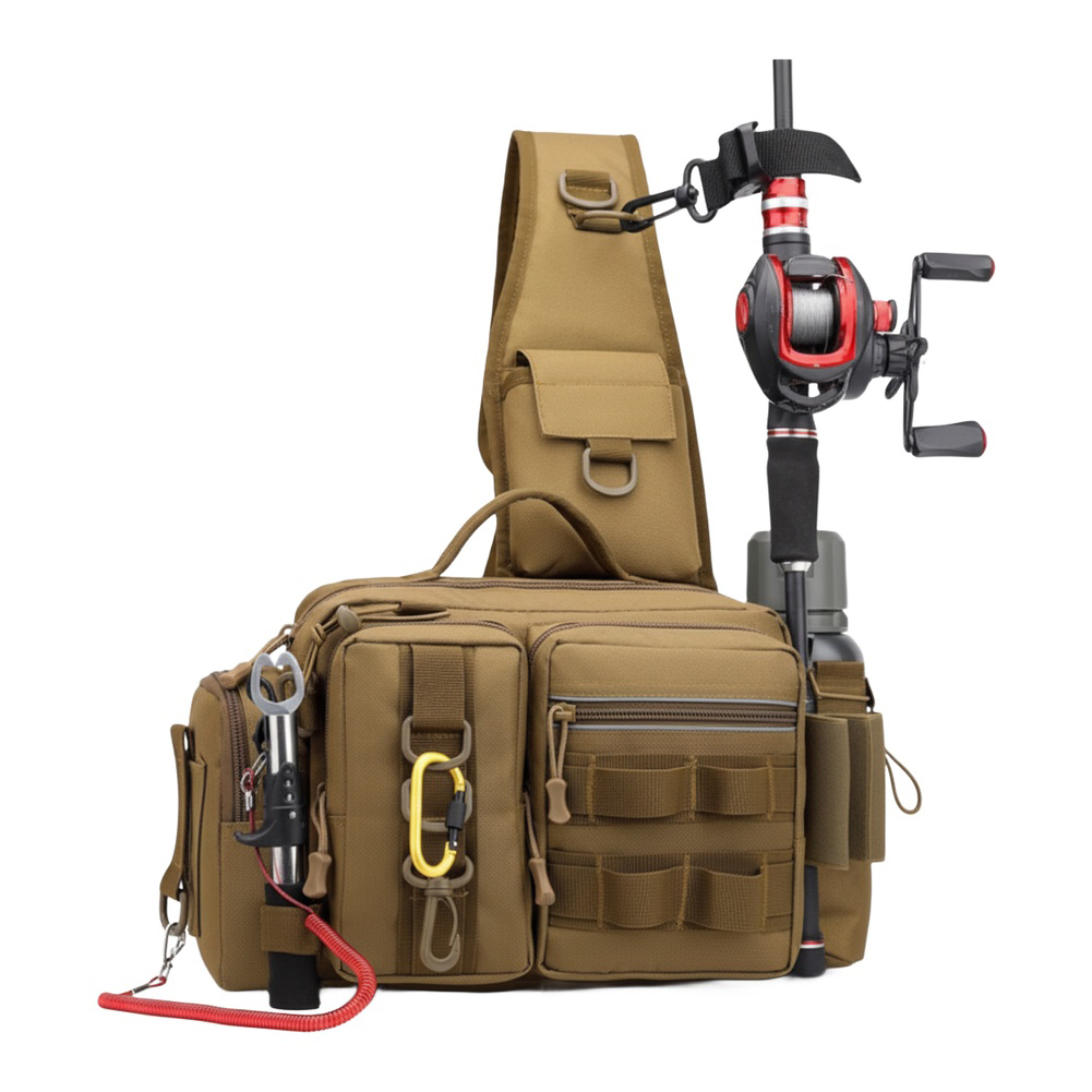 Fishing Backpack with Rod Hold – Hiking Backpack Waterproof recenzja i cena