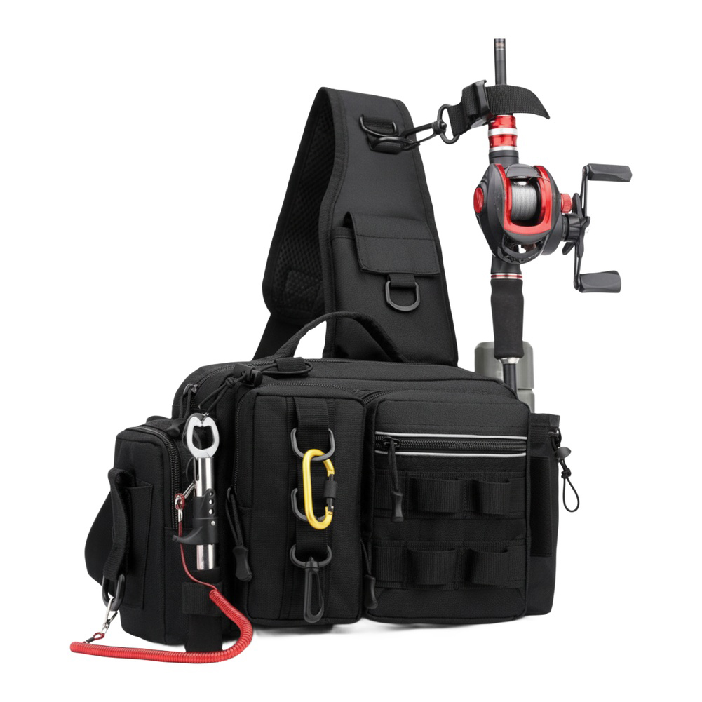 Fishing Backpack with Rod Hold – Hiking Backpack Waterproof recenzja i cena