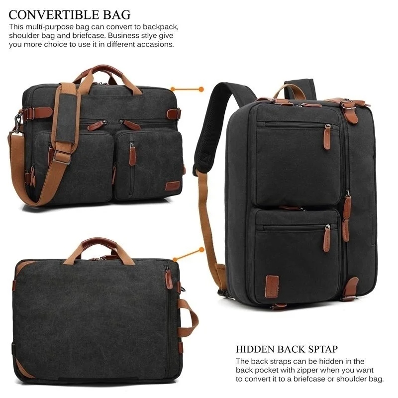 Men's 15.6-17.3 Inch Convertib – Laptop Backpack 15.6 recenzja i cena