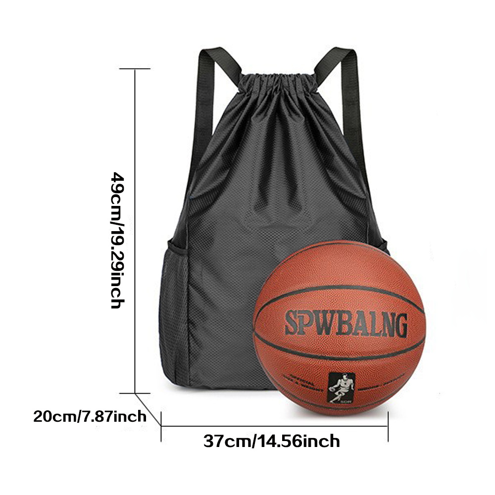 Black drawstring bag, gym back – Drawstring Gym Bag recenzja i cena