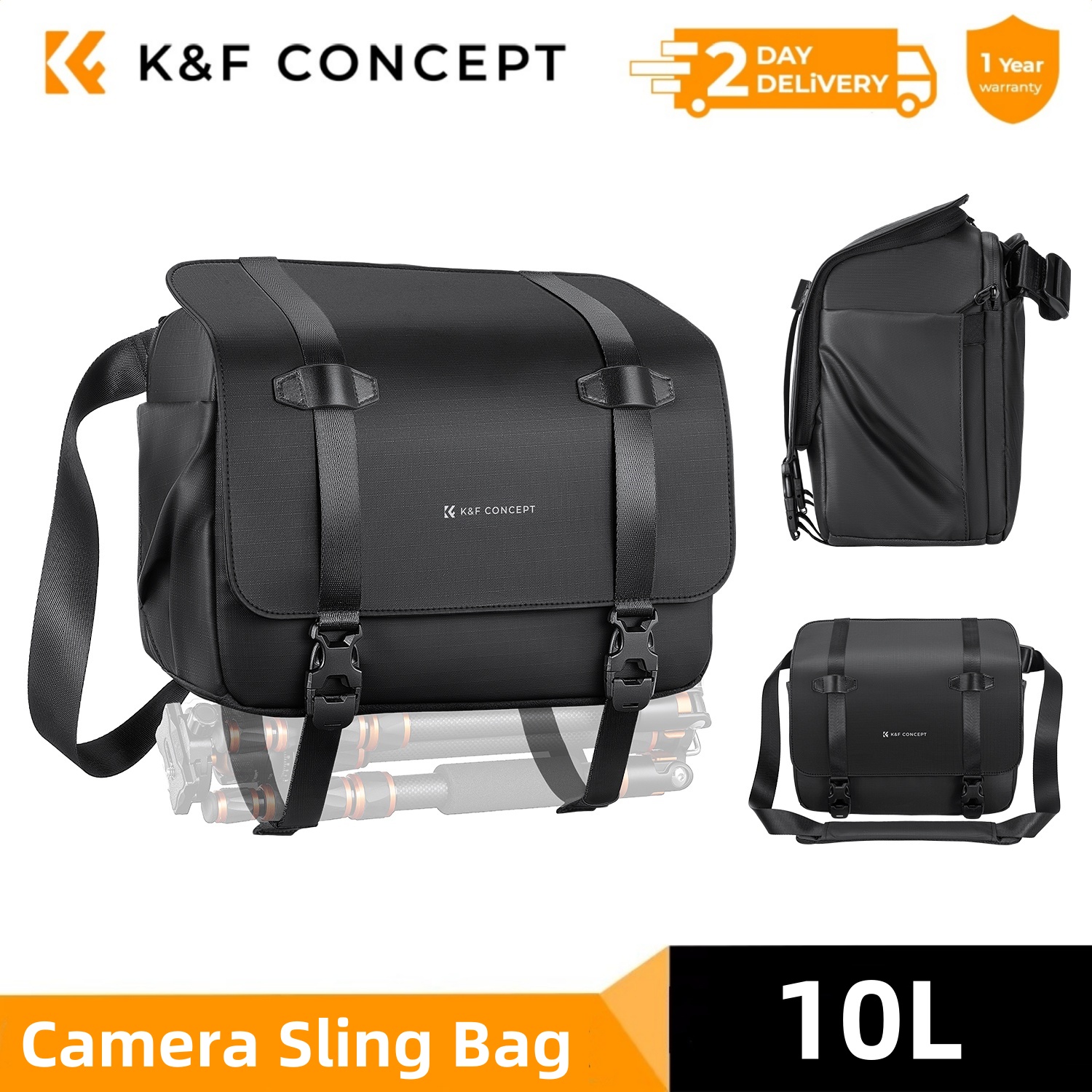 K&F CONCEPT 10L Camera Sling B – Rain Cover Backpack recenzja i cena