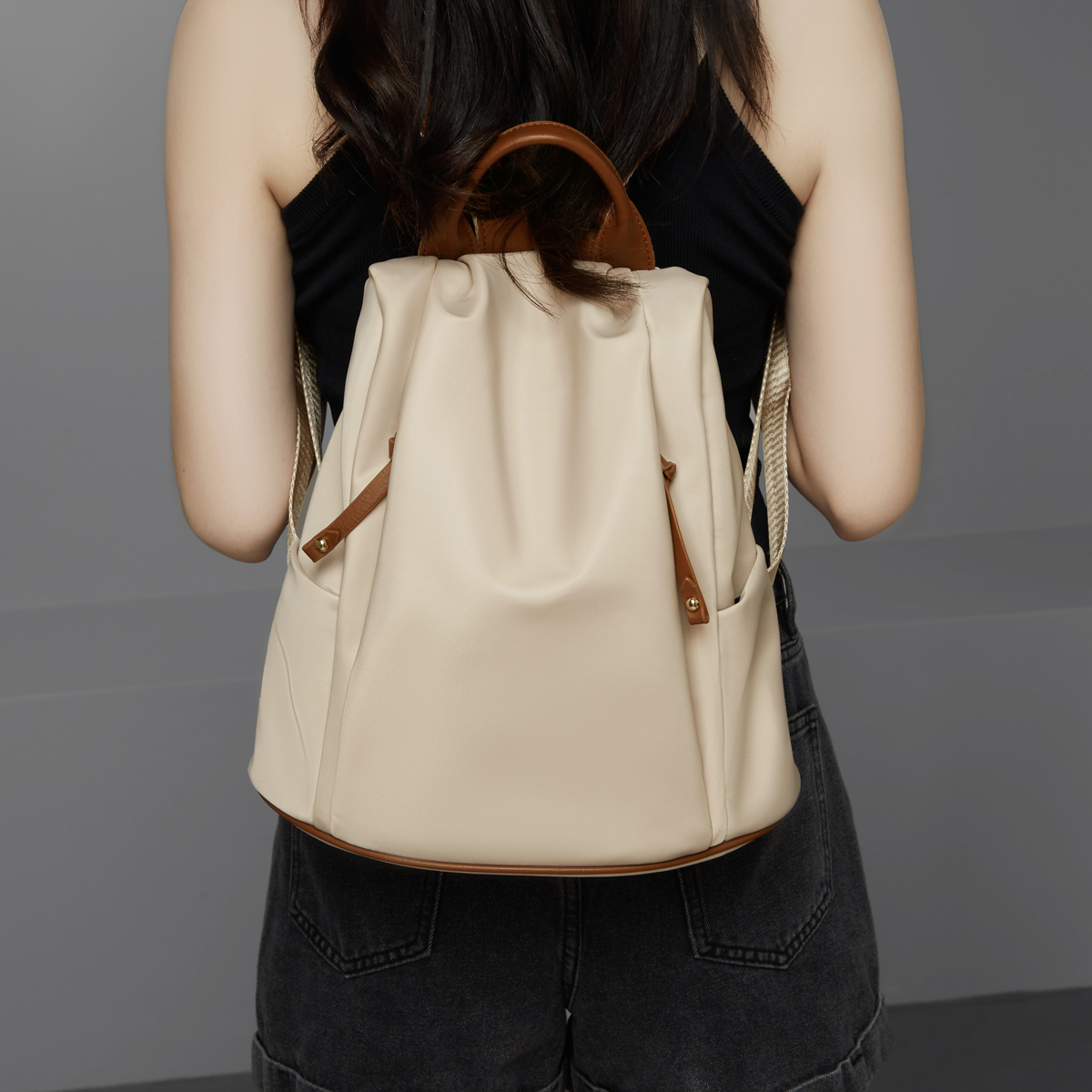 SAFIYA Lady's Backpack Soft Fa – Canvas Backpack Casual recenzja i cena