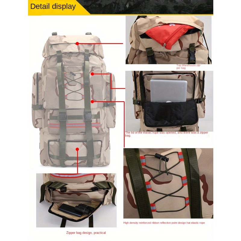 Large Capacity Outdoor Tactica – Rucksack Military Style recenzja i cena