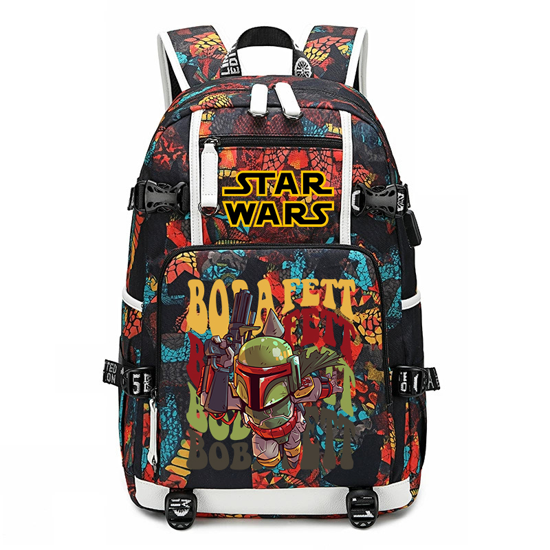 Star Wars Boba Fett Print Stud – School Backpack Teen recenzja i cena