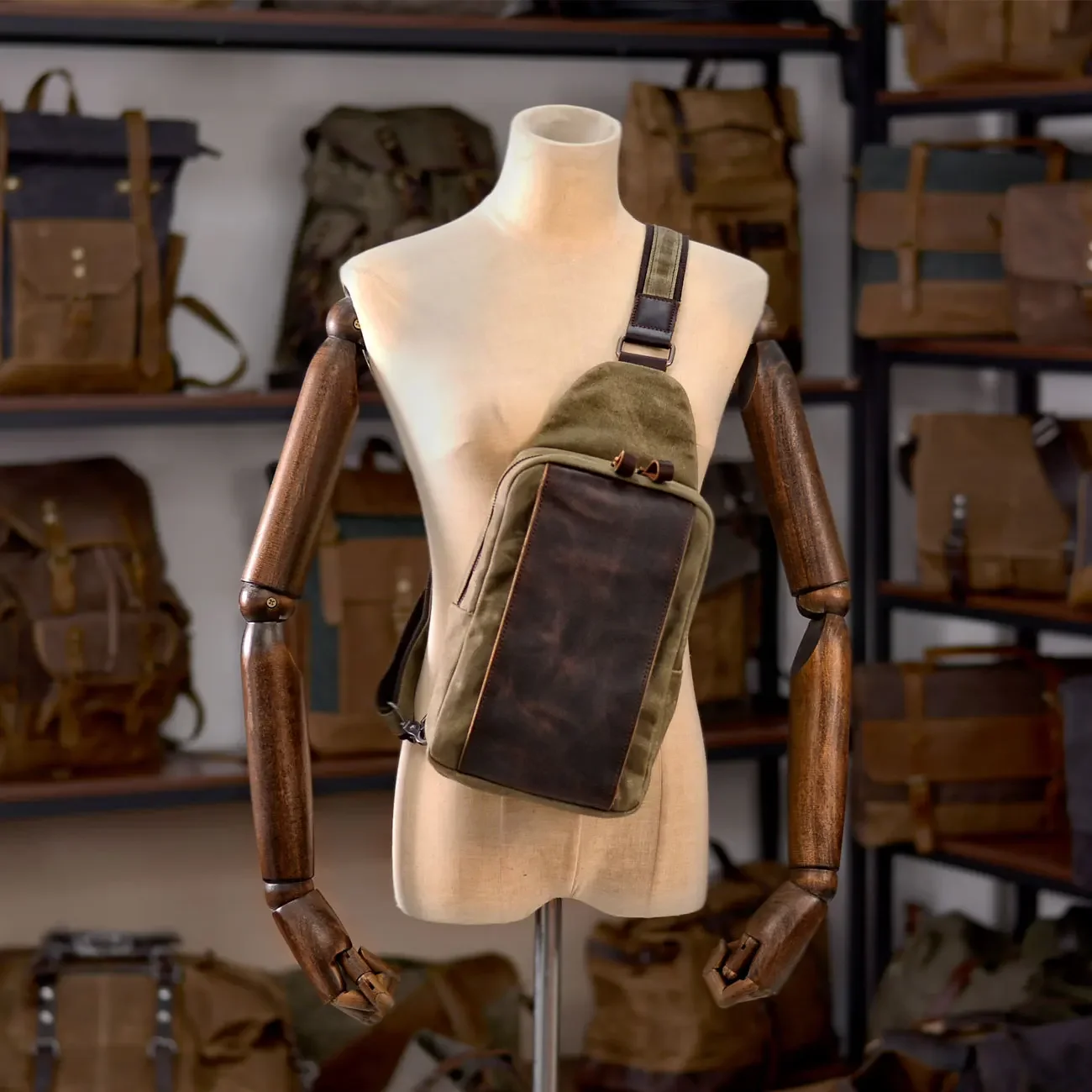 Casual Men's Vintage Waxed Can – Hiking Backpack Waterproof recenzja i cena