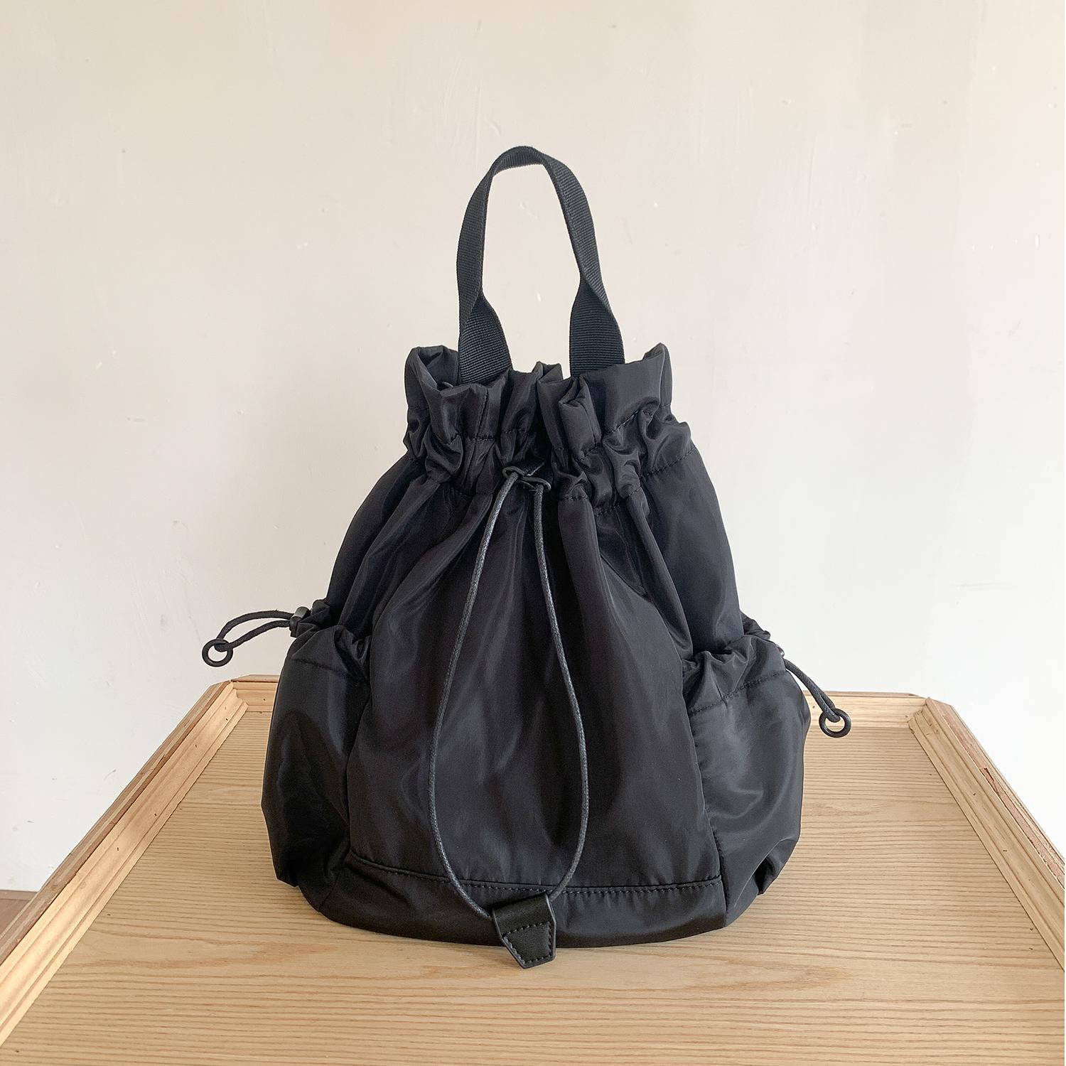 Multi-function Drawstring Buck – Canvas Backpack Casual recenzja i cena