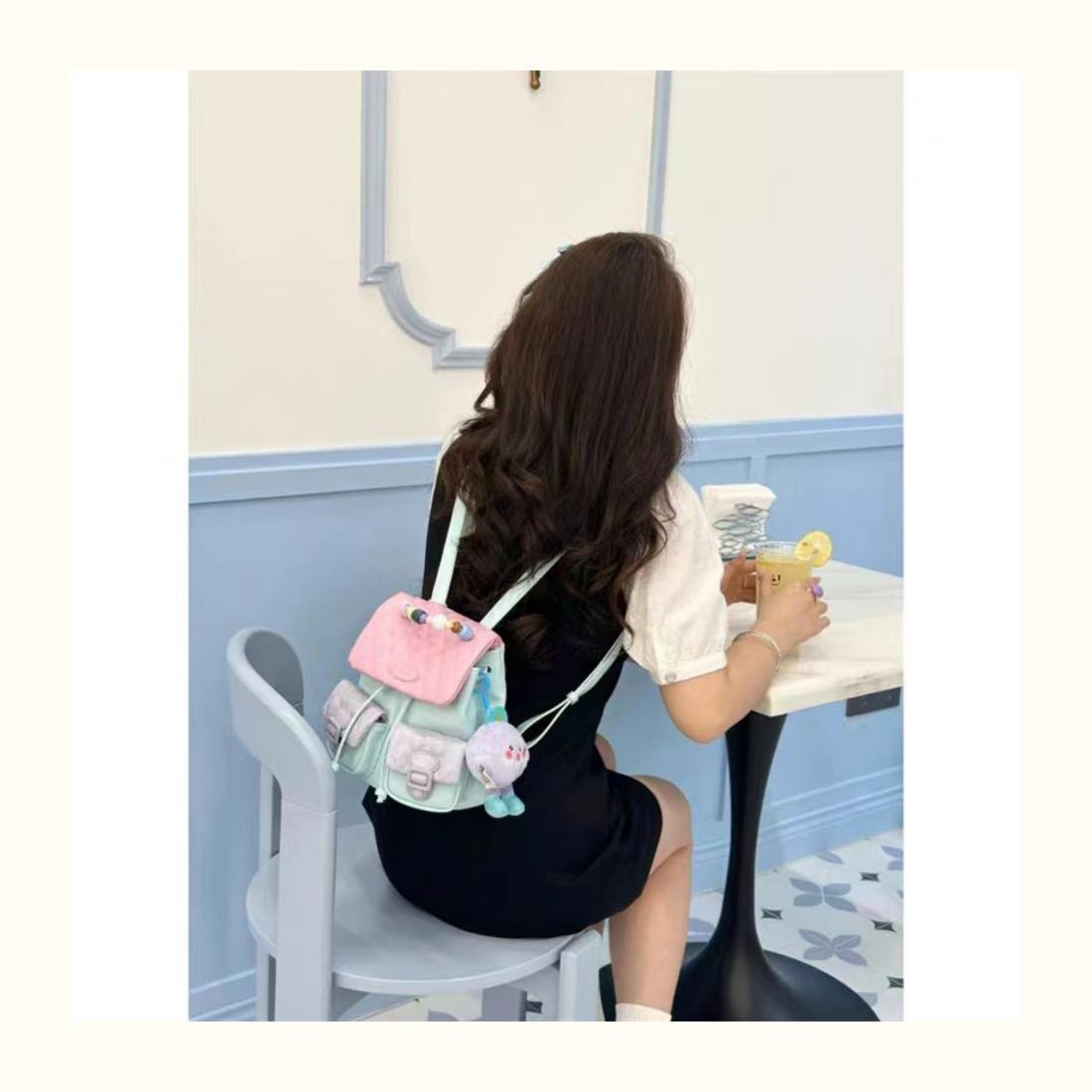 JIAERDI Sweet Cute Y2k Mochila – Leather Backpack Vintage recenzja i cena