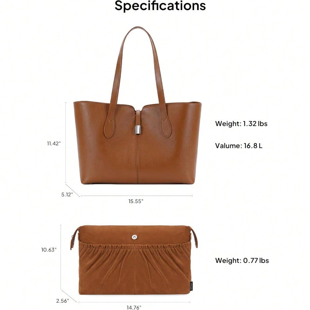 Laptop Tote Bag For Women With – Laptop Sleeve Removable recenzja i cena